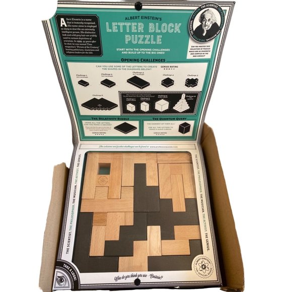 Professor Puzzle Albert Einstein No 2 & No 3 Puzzle Set The Official Range New - Picture 8 of 8